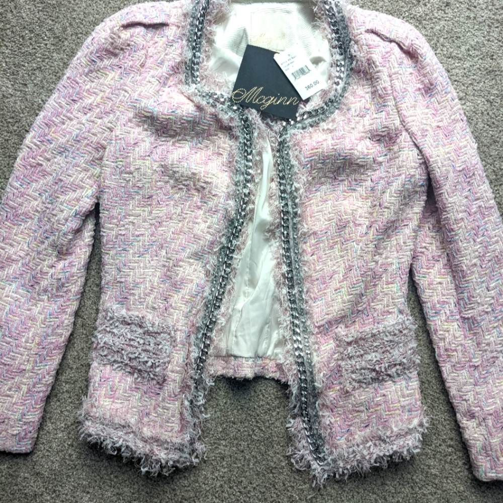 McGinn Chain Accent Charlie Jacket Size 4 Small
